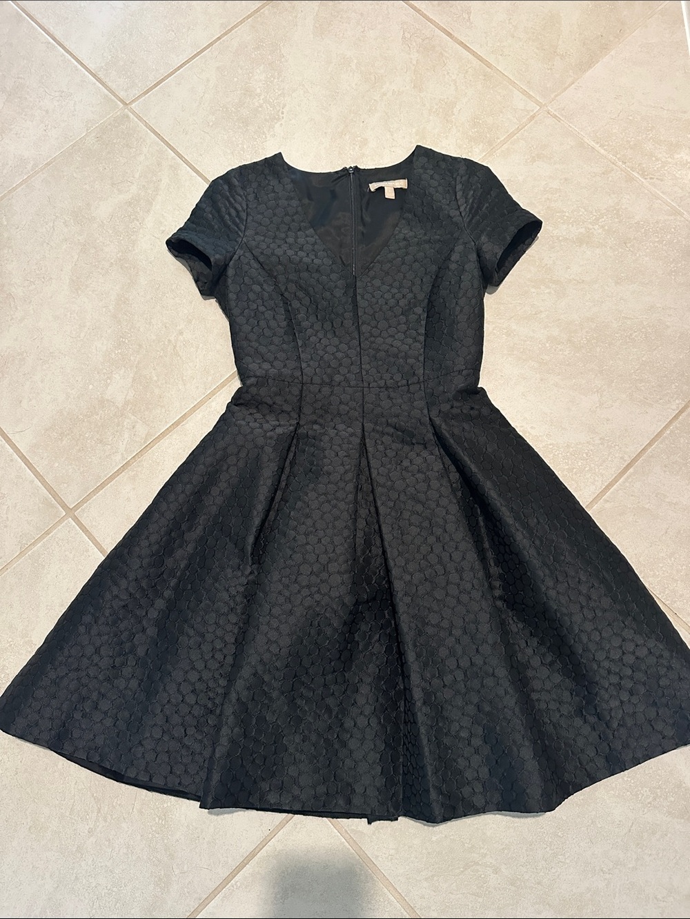 Black cocktail mini dress